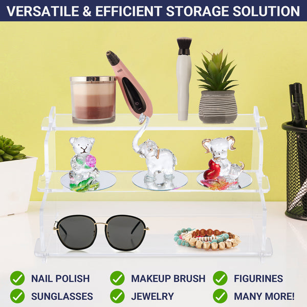 Acrylic Display Riser Step Stand - 9
