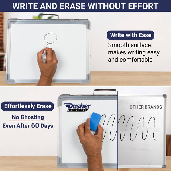 Desktop Dry Erase Magnetic Whiteboard - 16