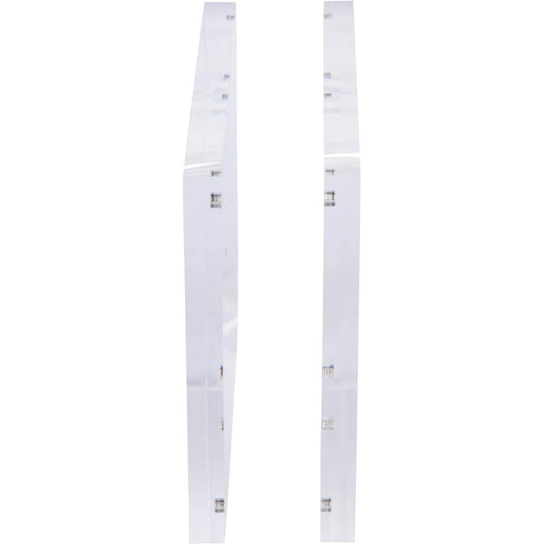 Dasher Products Acrylic Picture Frame 4x6 - Double Sided Magnetic Photo Frame (1 Pack)