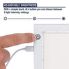 LED Light Box for Tracing - New 2021 Model - Ultra Thin Light Pad with Adjustable Brightness. Comes with USB Cable, Adapter, Tracing Paper, and Clip. Portable Light Board for Sketching