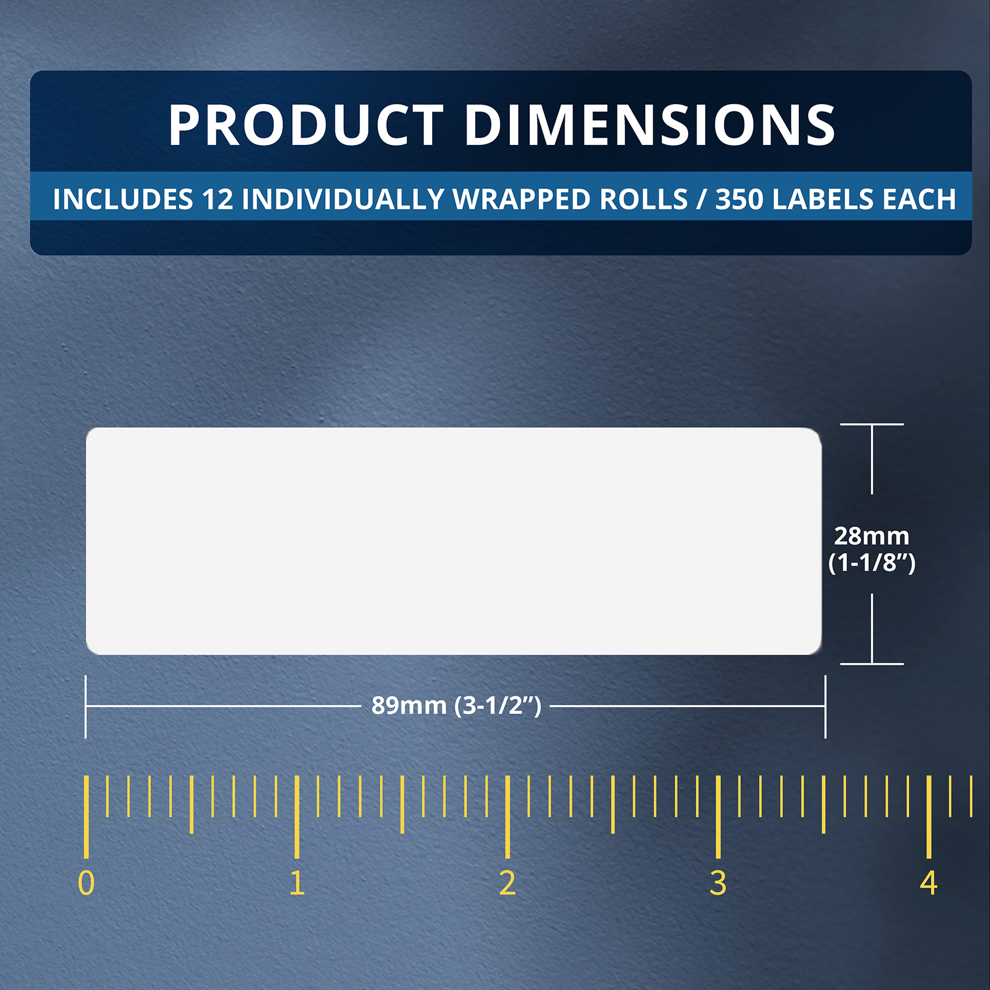 6 rolls of Label Value LV-30252 Dymo Address Labels Dual Pack
