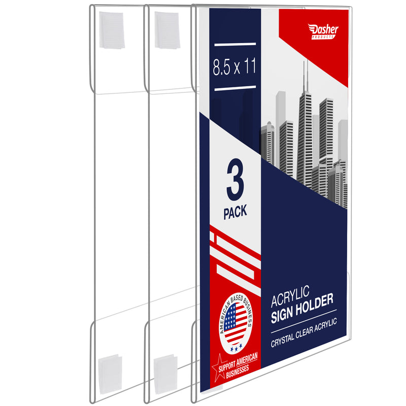thumbnail image 2 of SHUESS 20 Pack Clear Acrylic Sign Holder 4x6 Picture Frames, Slanted Back Vertical 2 of 13