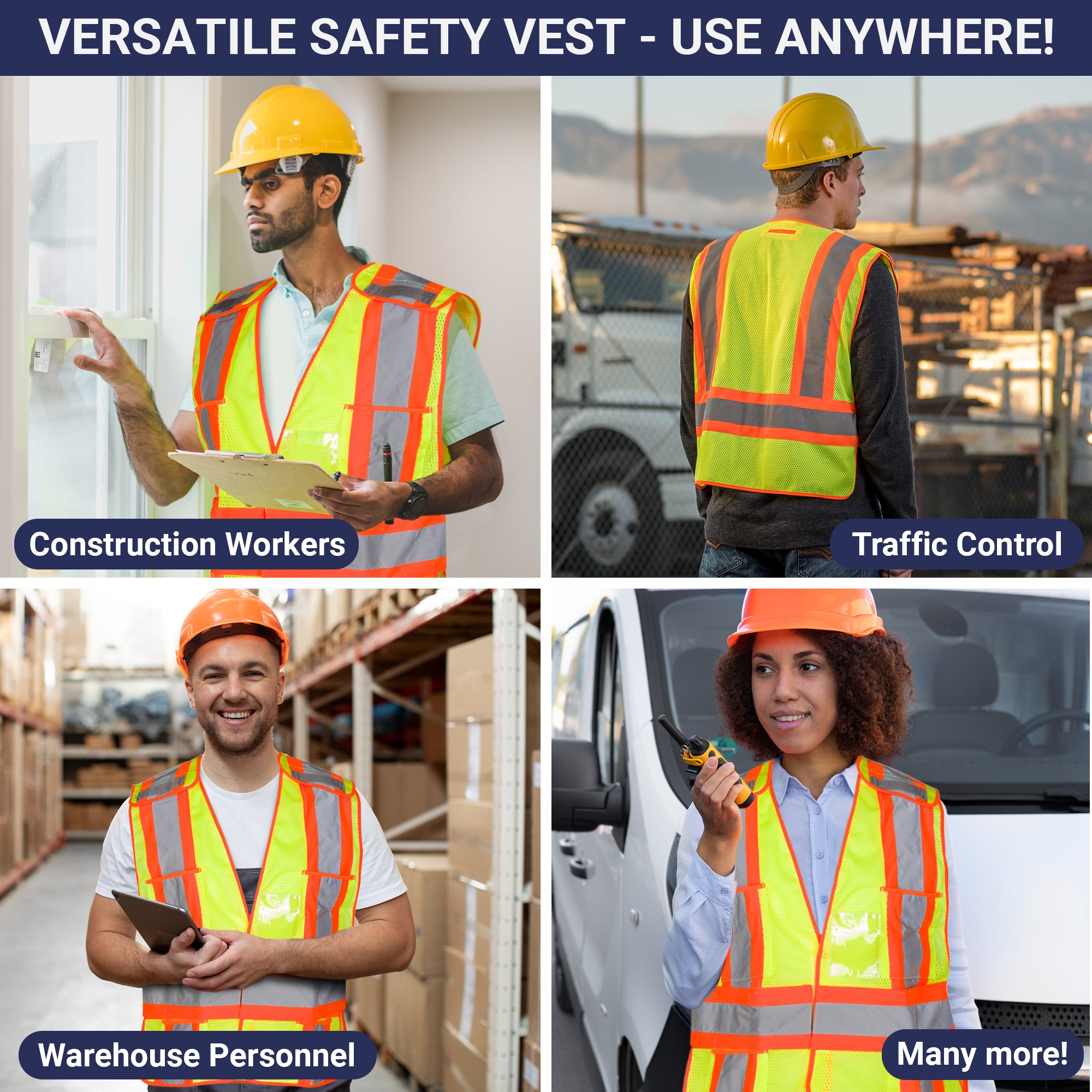 Safety Vests, ANSI Reflective Vests