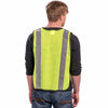 Safety Vest with High Visibility - 2 Inch Reflective Strips, Bright Neon Yellow, Breathable Polyester Mesh Fabric, ANSI ISEA Class Unrated, Hi Viz All Day and Night (10 Pack - XL-XXXL)
