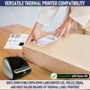 Dasher Products Thermal Shipping Labels with RFID Chip Compatible with Dymo LabelWriter 5XL 1744907 4x6 Internet Postage Labels, Water Resistant, Strong Adhesive, Perforated, 220 per Roll (4 Pack)