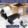 Shipping Labels Compatible with Dymo LabelWriter 4XL 1744907-4x6 Thermal Postage Labels, Water & Grease Resistant, Strong Adhesive, Perforated, BPA Free, 220 per Roll (2 Roll + Holder)
