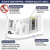 Shipping Labels Compatible with Dymo LabelWriter 4XL 1744907-4x6 Thermal Postage Labels, Water & Grease Resistant, Strong Adhesive, Perforated, BPA Free, 220 per Roll (2 Roll + Holder)