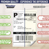 Shipping Labels Compatible with Dymo LabelWriter 4XL 1744907-4x6 Thermal Postage Labels, Water & Grease Resistant, Strong Adhesive, Perforated, BPA Free, 220 per Roll (2 Roll + Holder)