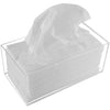 Acrylic Tissue Box Holder, Clear Tissue Box Dispenser for Facial Tissue, Napkins, Dryer Sheets. Perfect Cover for Bathroom, Desks, Countertops, Vanity, Bedroom, Night Stands (Rectangle, Clear)