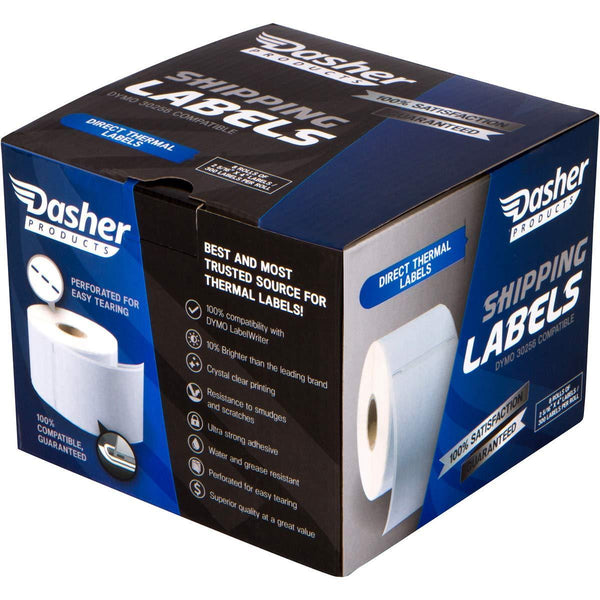 Dymo 30256 Compatible Shipping Labels, Large Thermal White Shipping Labels 2 5/16